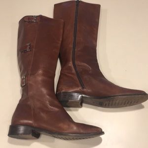 Cole Haan Leather knee high boots 🎉Host Pick🎉